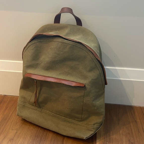 Madewell Handbags - Madewell Canvas & Leather Backpack